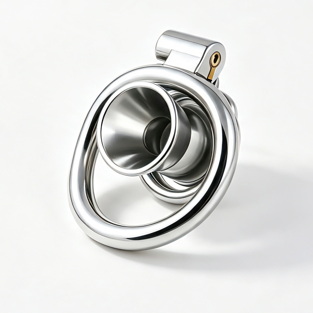 Inverted Stainless Steel Chastity Cage for Men (only cages do not include rings and locks)