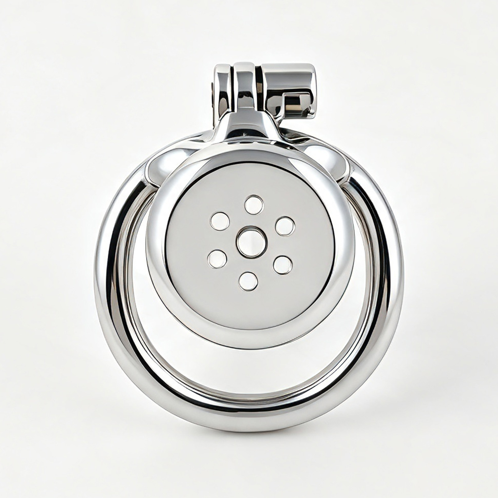 Short Stainless Steel Chastity Cage for Men