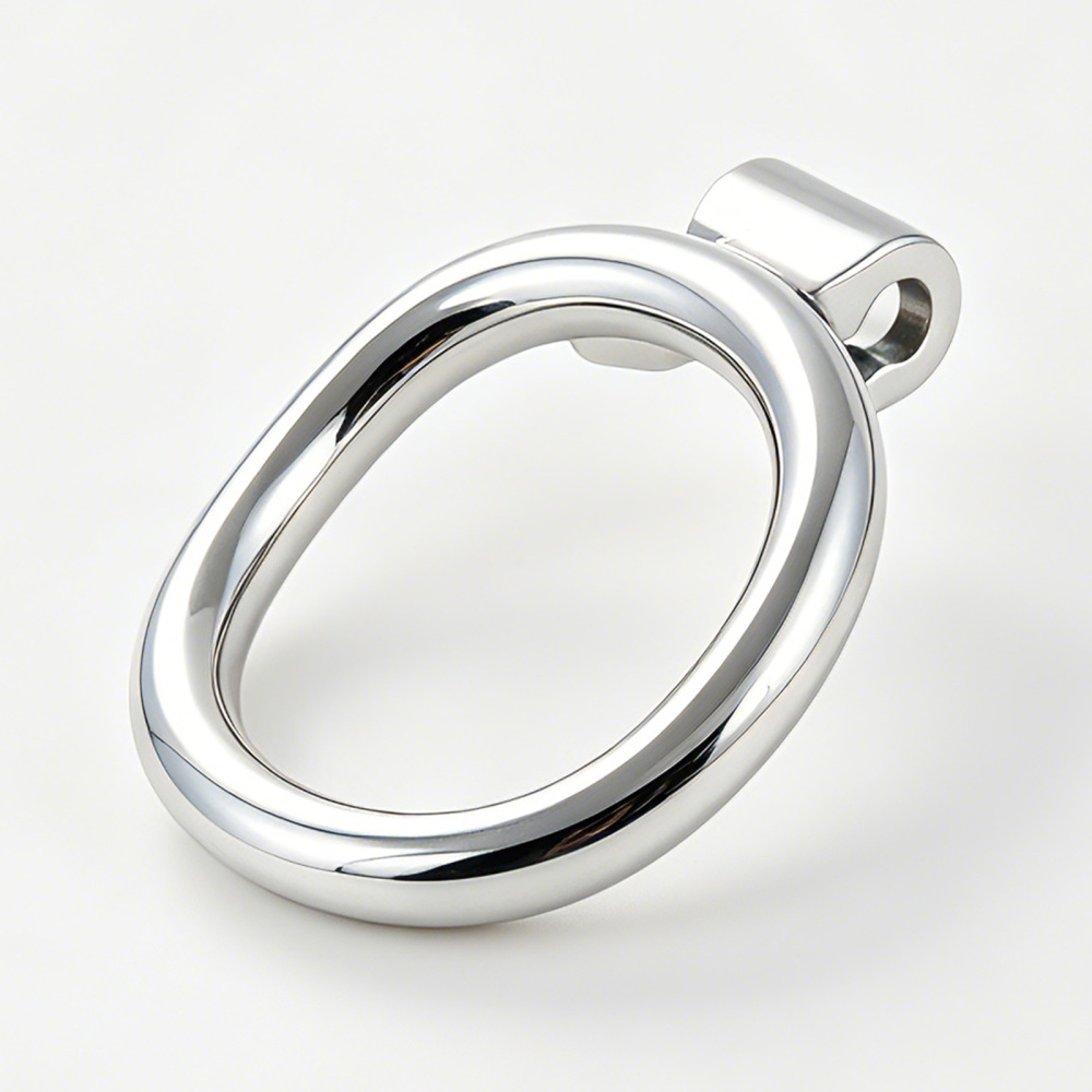 Curved Cock Cage Base Ring Steel for F240 F268 Chastity