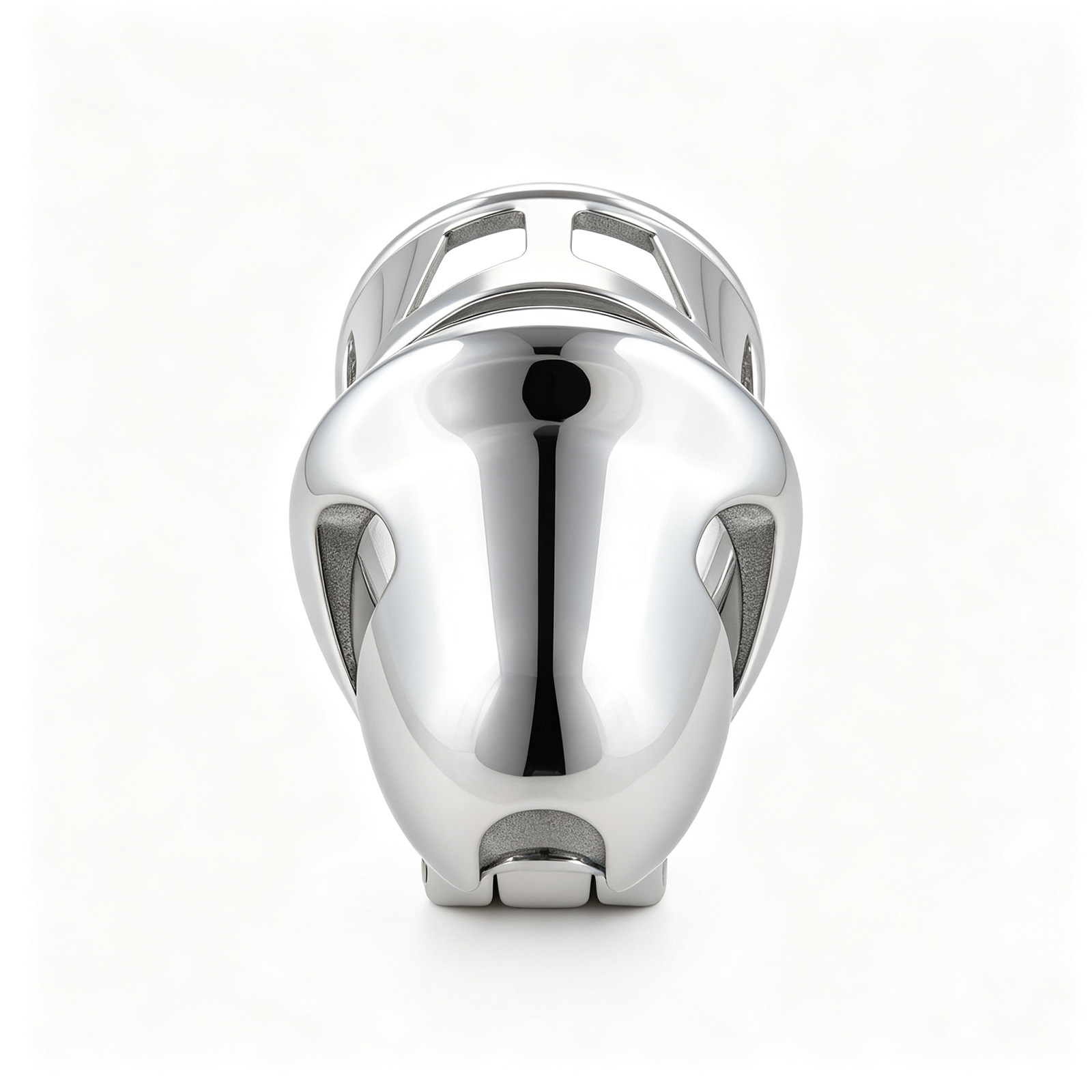 Glans Chastity Cage Stainless Steel No Base Ring