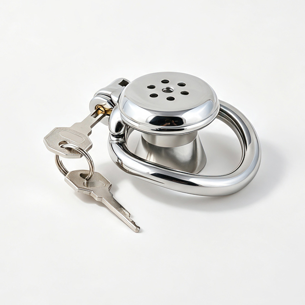 Curved Cock Cage Base Ring Steel for F240 F268 Chastity