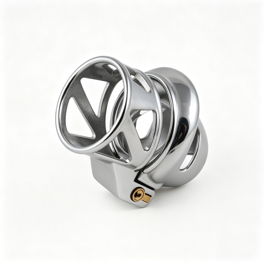 Glans Chastity Cage Stainless Steel No Base Ring