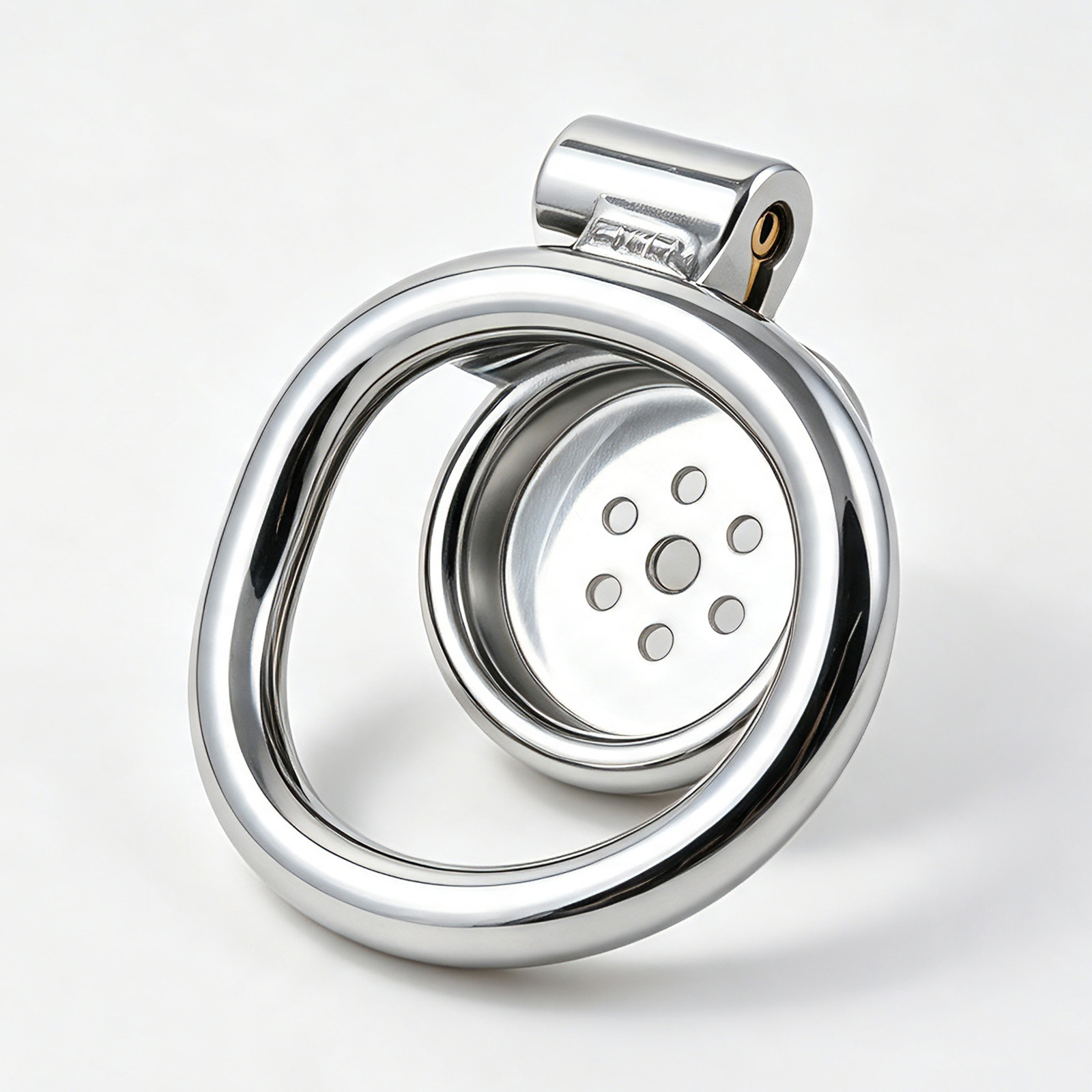 Short Stainless Steel Chastity Cage for Men