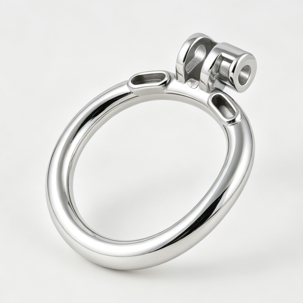 Curved Cock Cage Base Ring Steel for F240 F268 Chastity