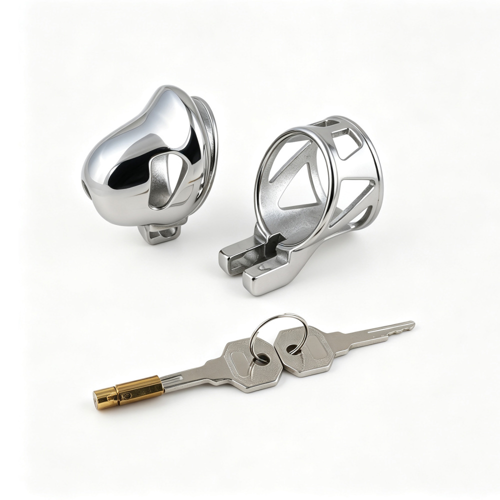 Glans Chastity Cage Stainless Steel No Base Ring