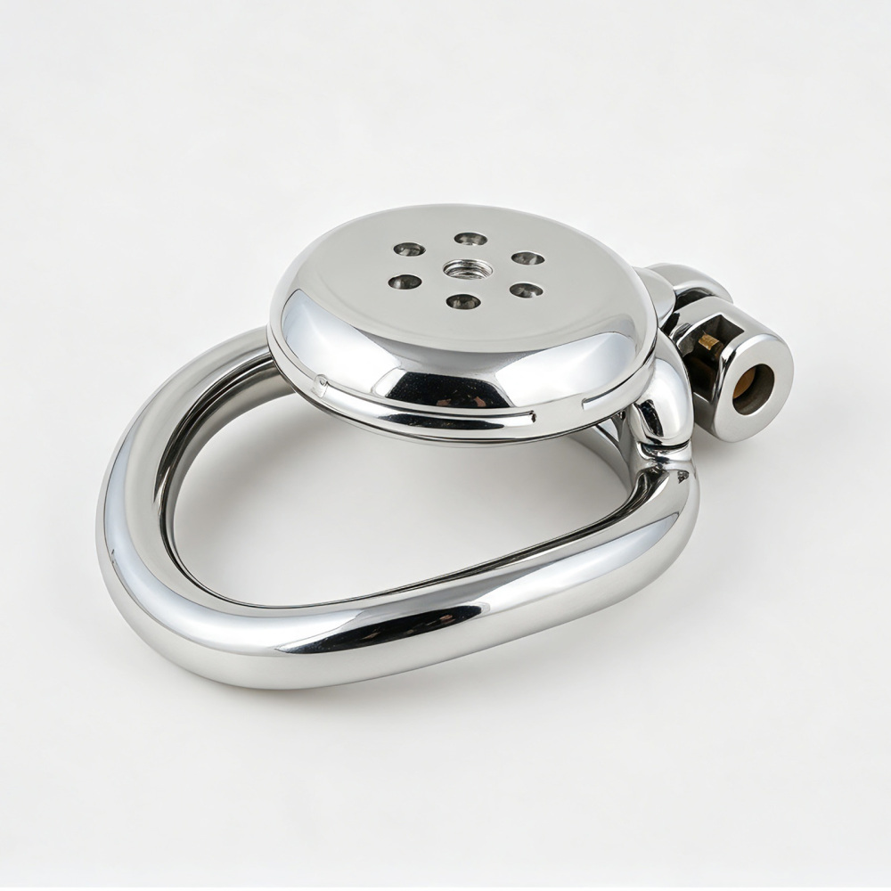 Short Stainless Steel Chastity Cage for Men (only cages do not include rings and locks)