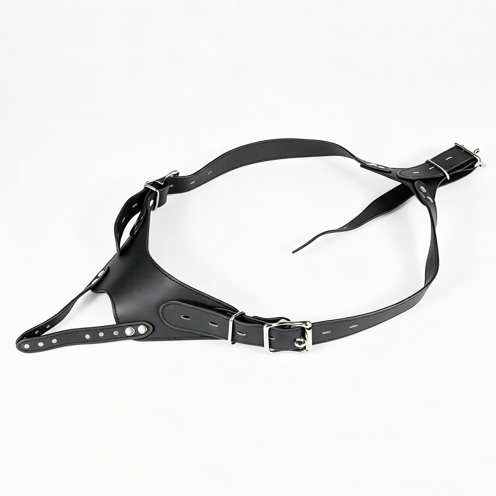 Chastity Belt PU Leather Adjustable Strap for Cock Cage
