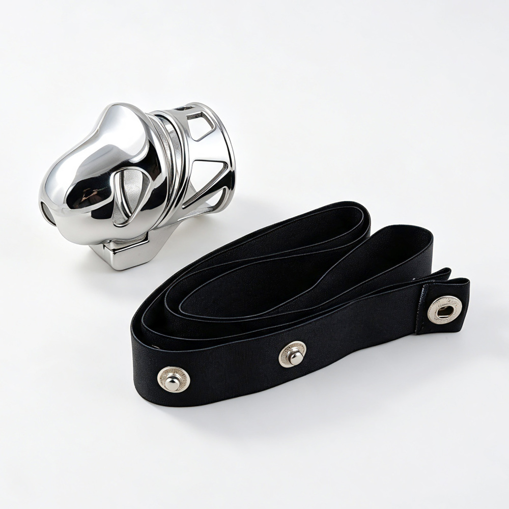 Glans Chastity Cage Stainless Steel No Base Ring
