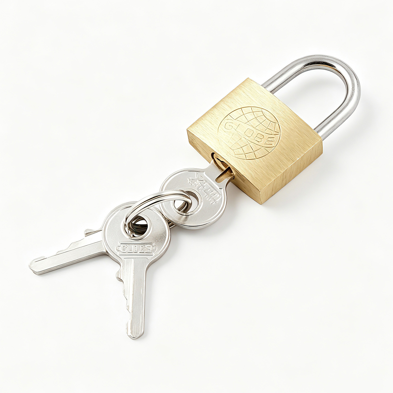 TERNENCE Small Metal Padlock Solid Brass for Male Chastity Device Cock Cage/Built-in Catheter with 3 Key