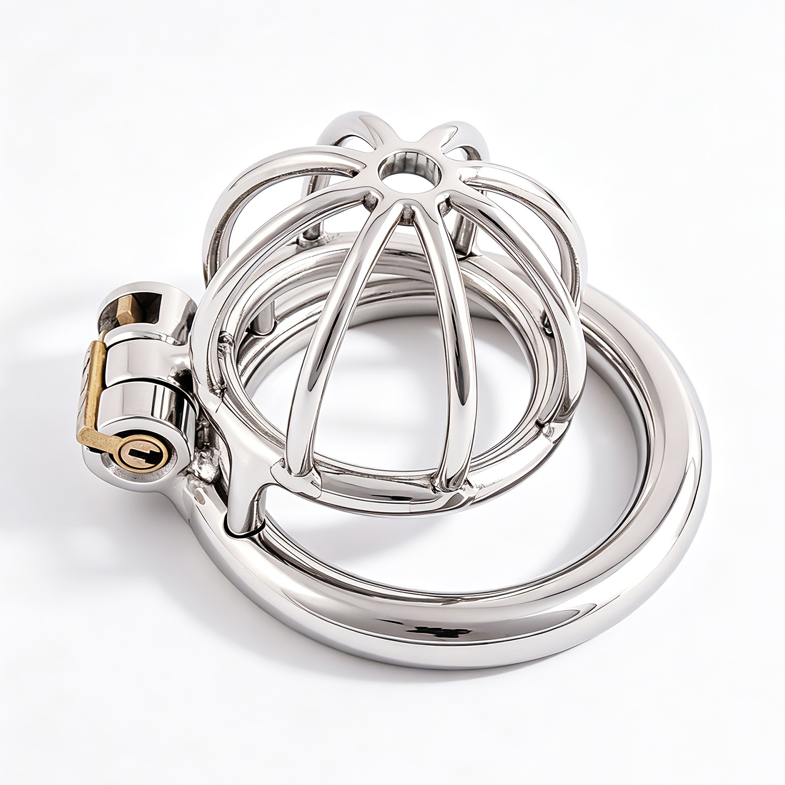 TERNENCE Metal Male Chastity Device Small 304 Steel Stainless Comfortable Cock Cage Adult Game Sex Toy