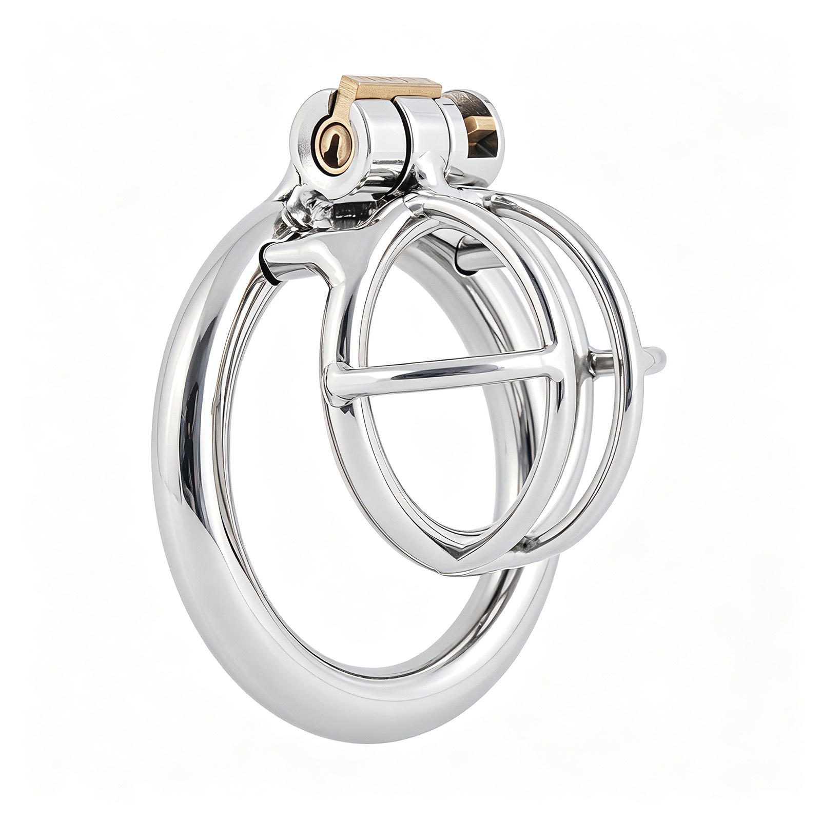 TERNENCE Men's Virginity Lock Belt Male Chastity Device Short Male Cock Cage for SM Penis Exercise Sex Toys
