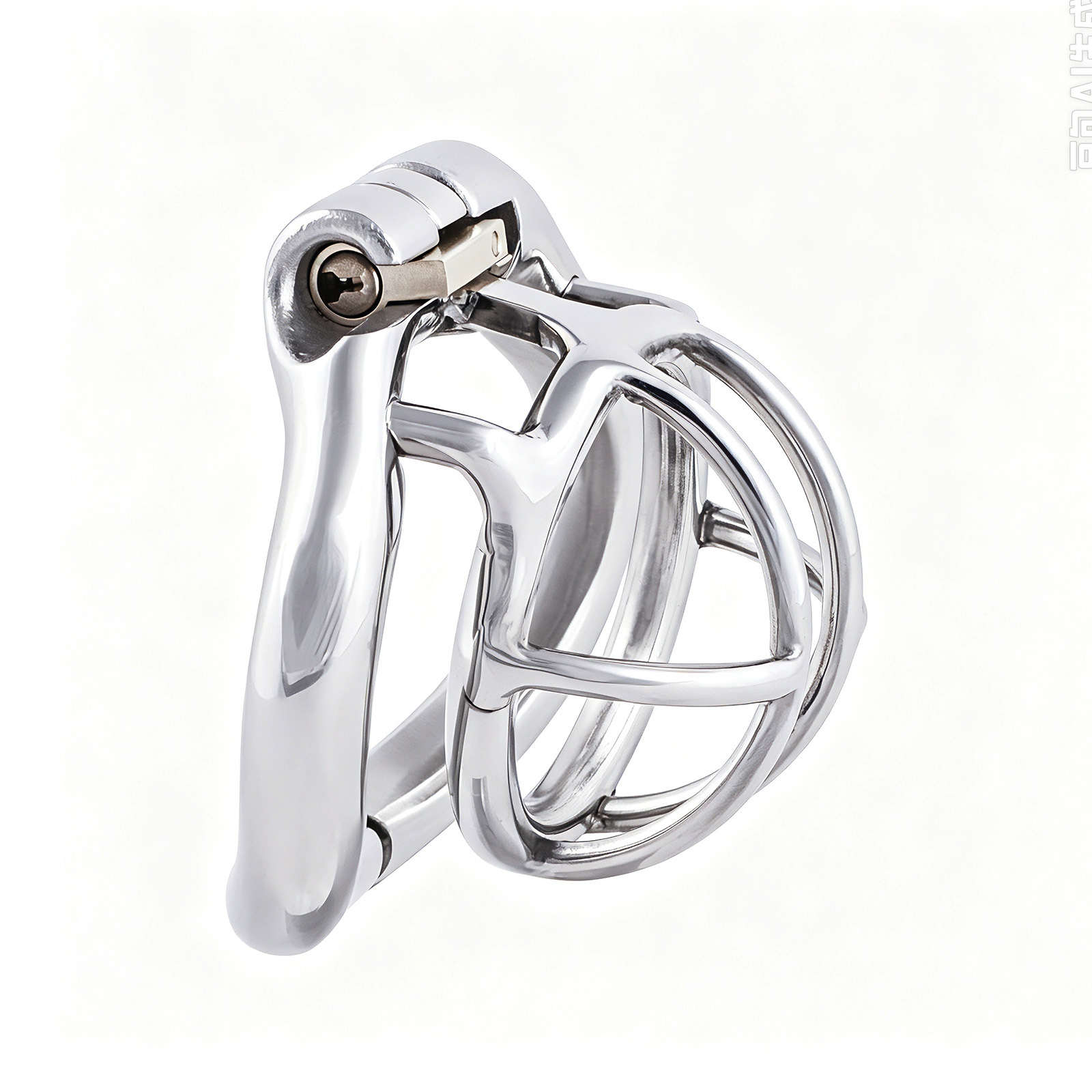 TERNENCE Super Small Stainless Steel Male Chastity Device Ergonomic Design Male Locked Cage Sex Toy
