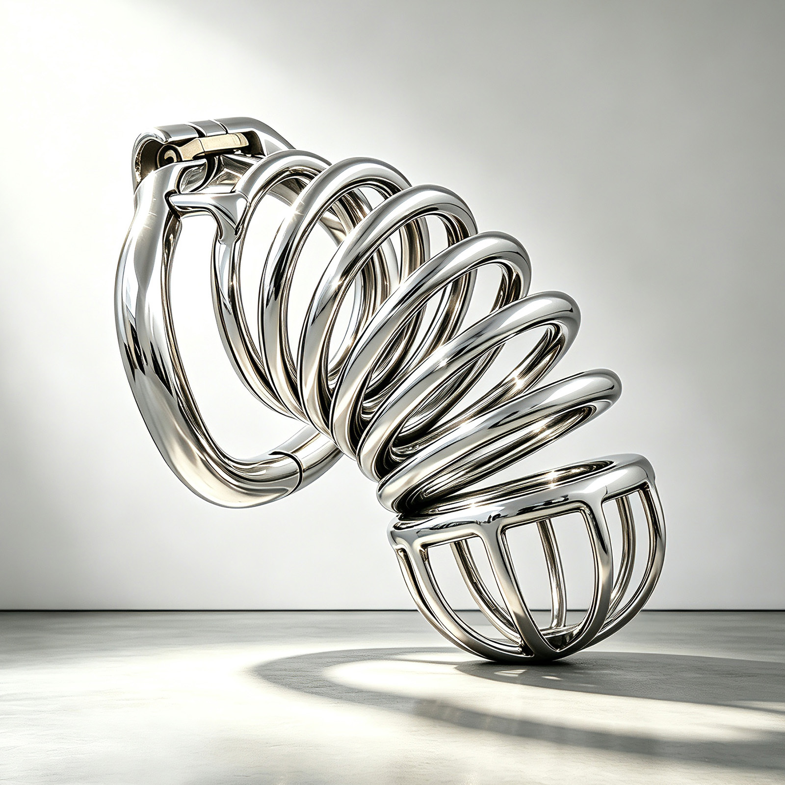 TERNENCE Chastity Device Male Cage Stainless Steel Long Section of The cage Men Chastity Lock