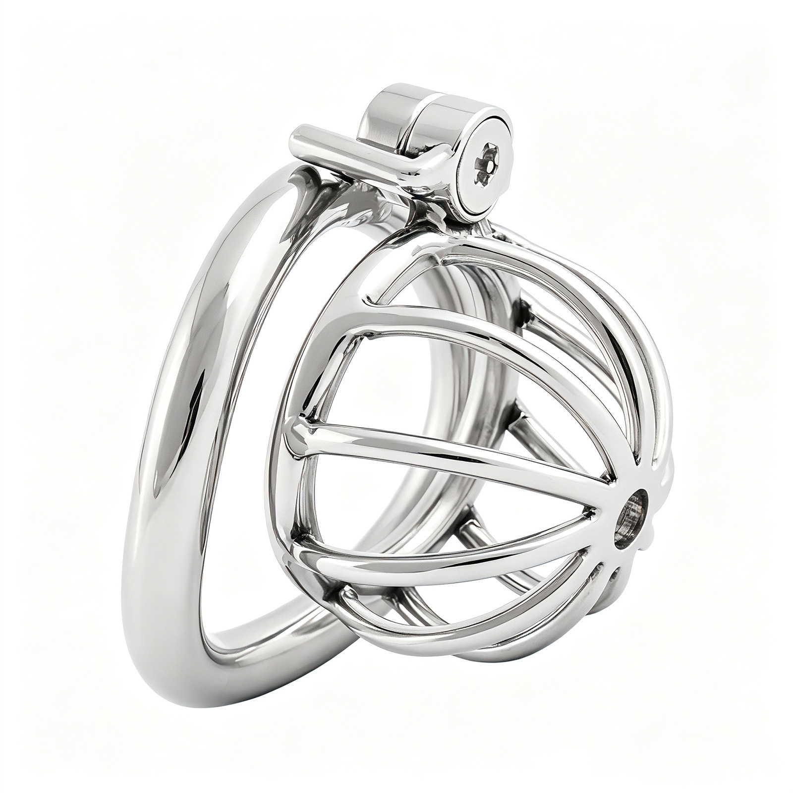 TERNENCE Male Virginity Lock Small Male Ergonomic Design Easy to Wear Cock Cage