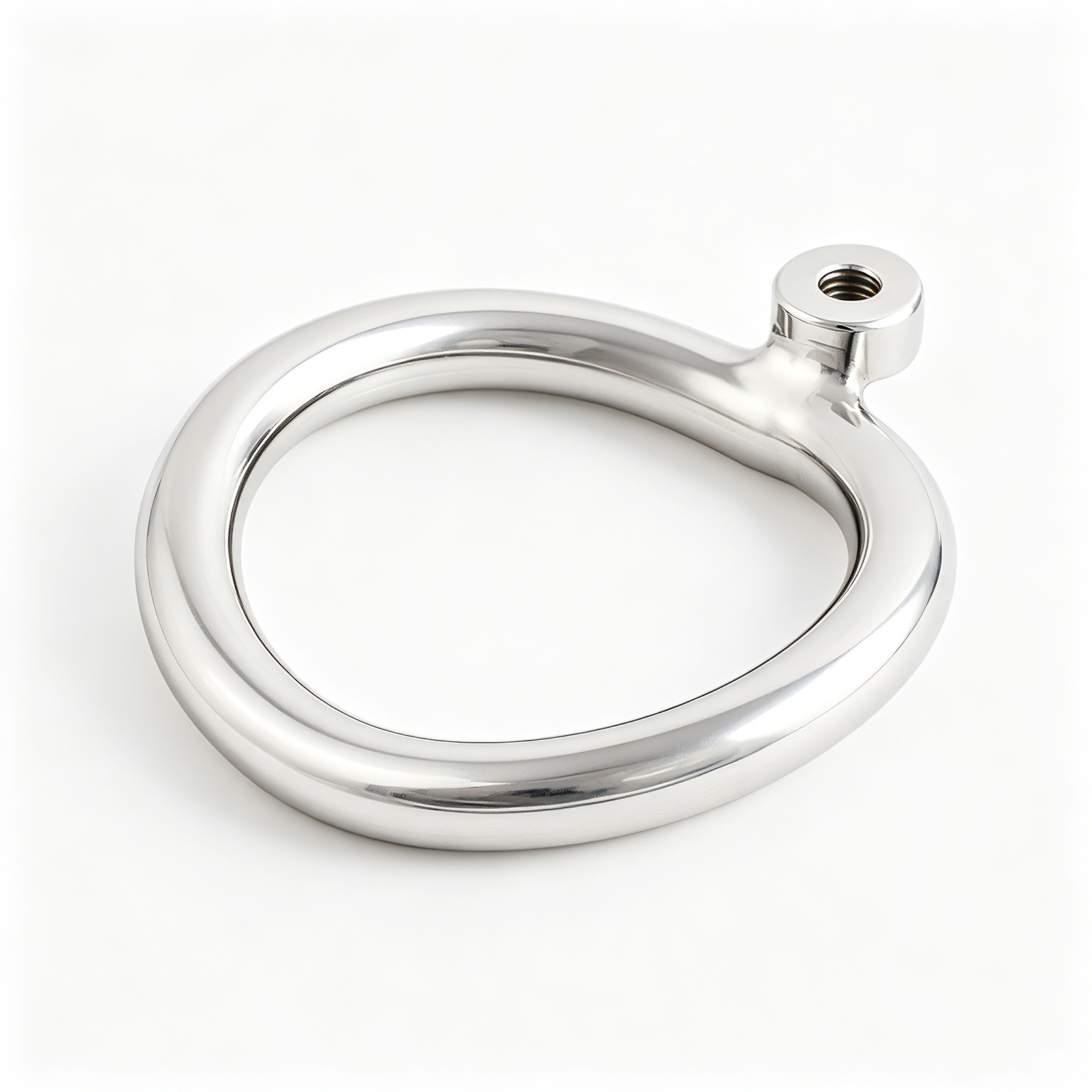 TERNENCE Male Chastity Device Cock Cage Base Ring Spares 304 Stainless Single nut Ergonomic Design