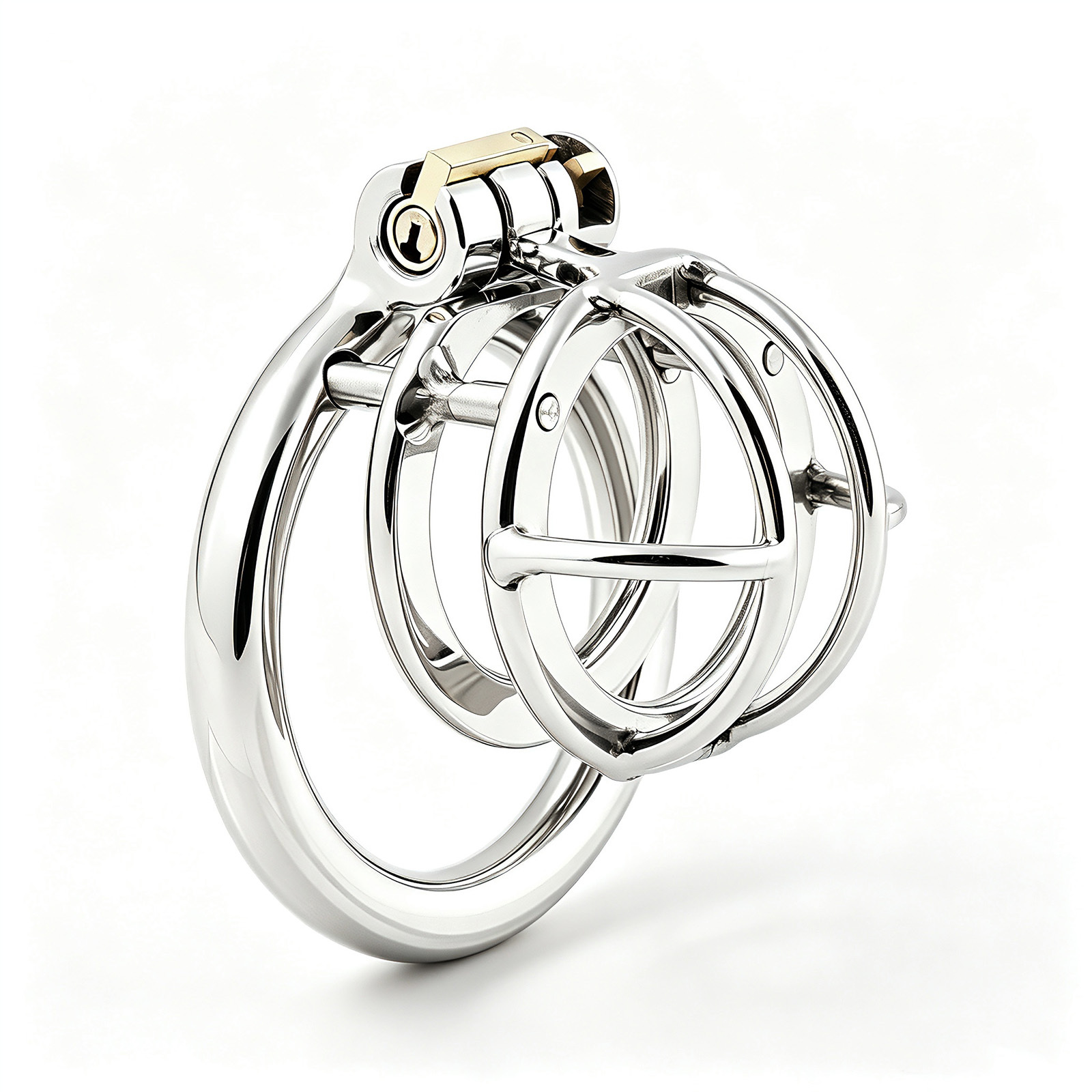 TERNENCE Male Chastity Device Stealth Lock for Adults Solitary Extreme Confinement Cage