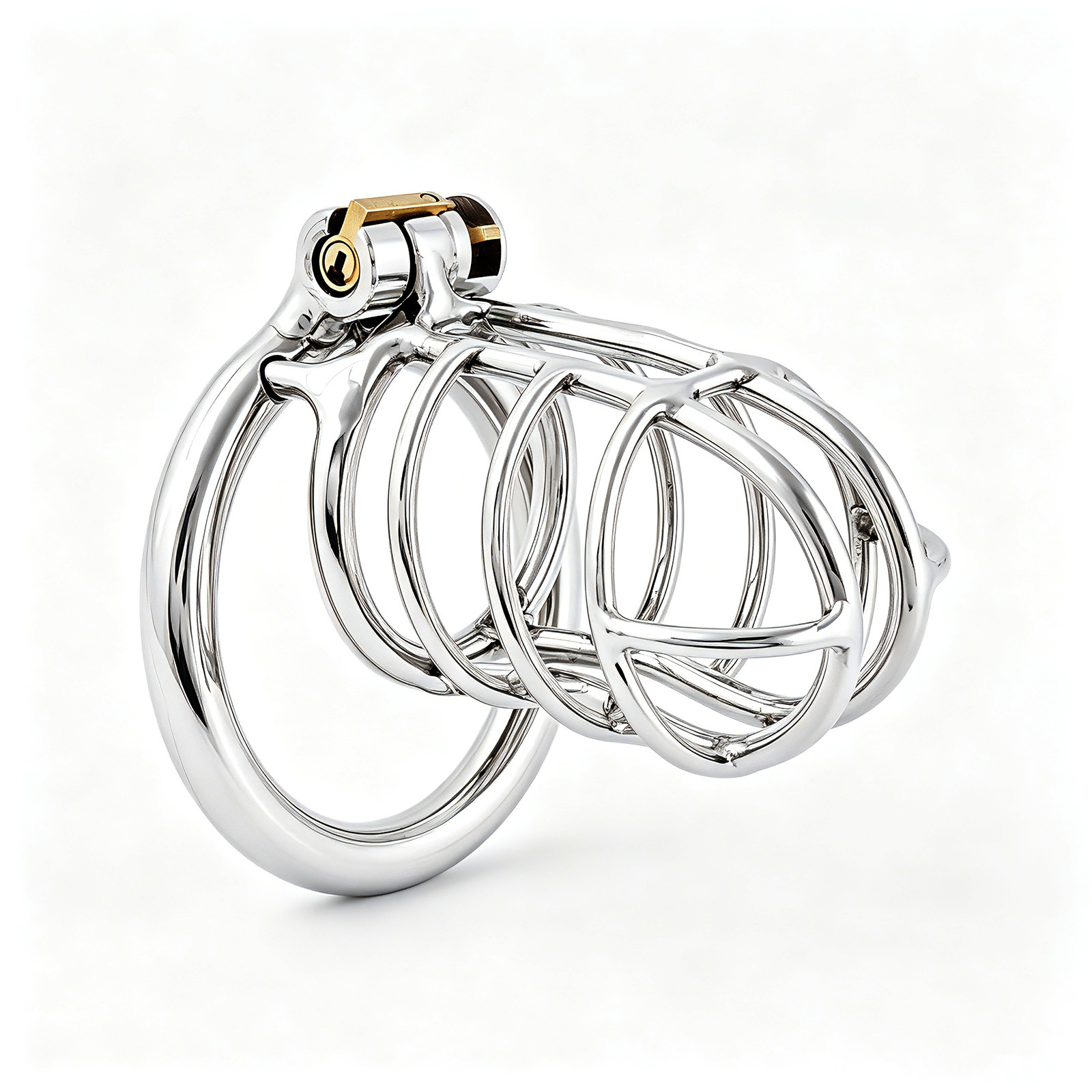 TERNENCE Metal Male Long Chastity Device 304 Steel Stainless Comfortable Closed Ring Cock Cage Adult Game Sex Toy