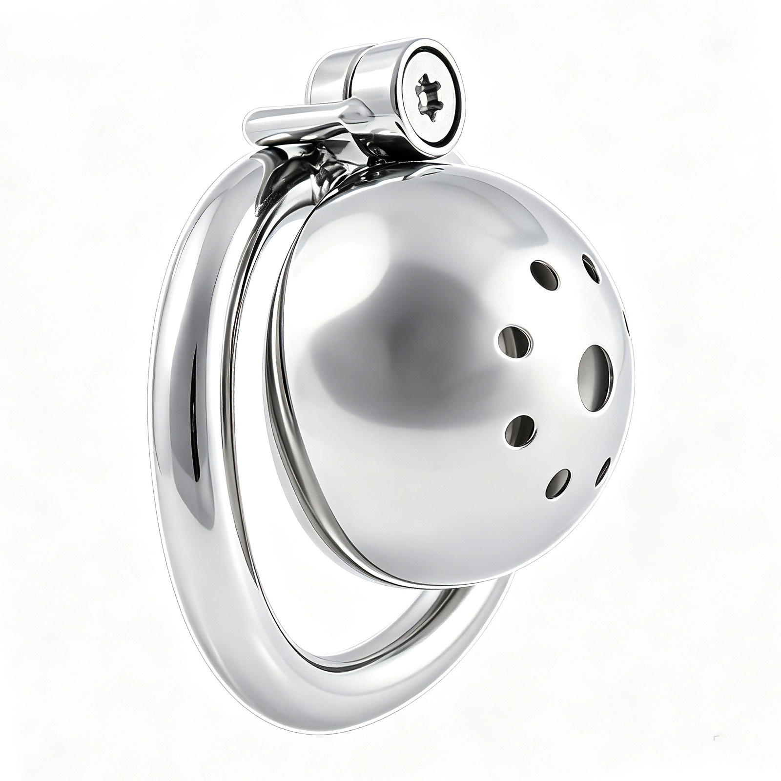 TERNENCE Short Male Cock Cage Penis Lock Device with Fetish Erotic Sex Toys for Men