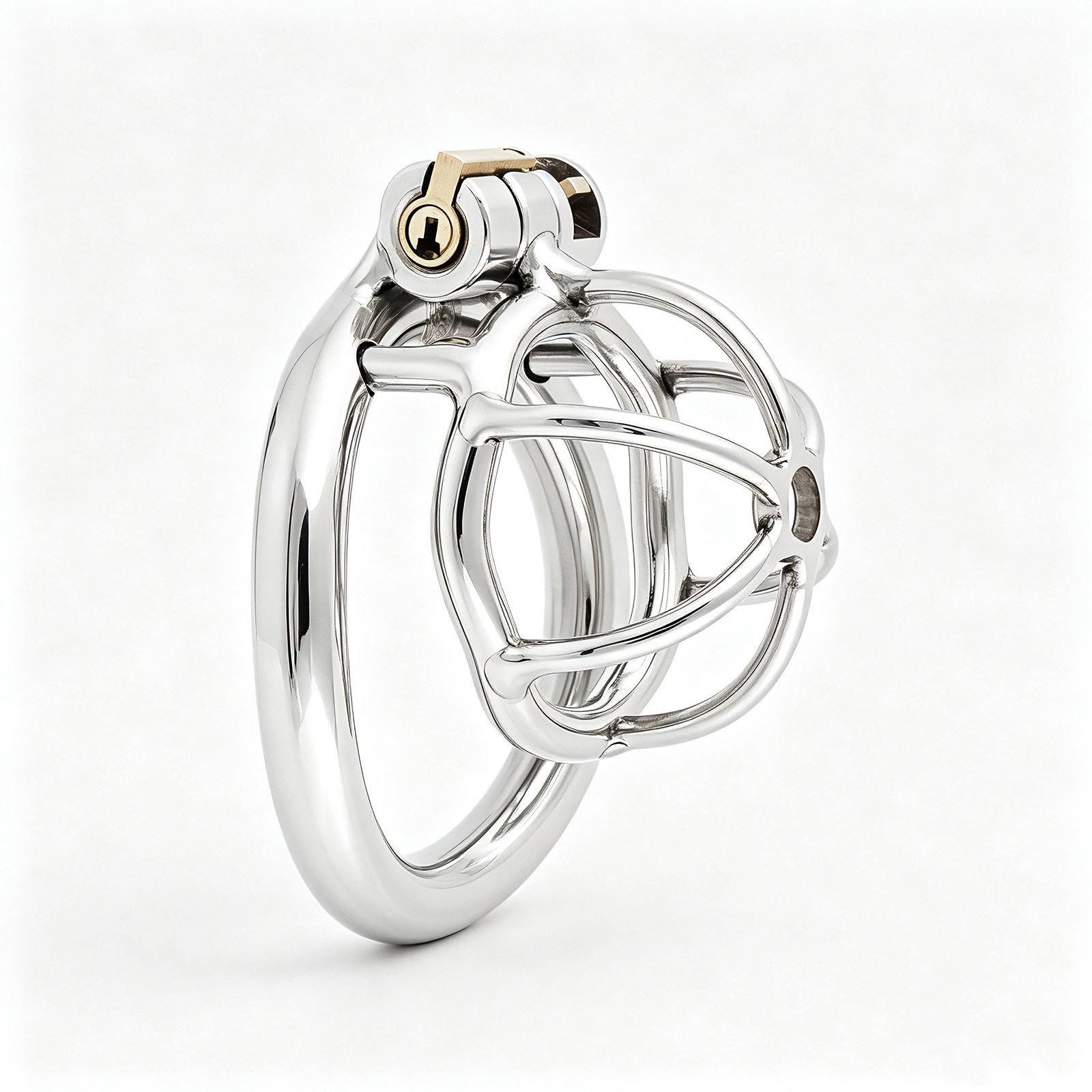 TERNENCE Small Male Chastity Device Stainless Steel Ergonomic Design Cock Cage Adult Game Sex Toy
