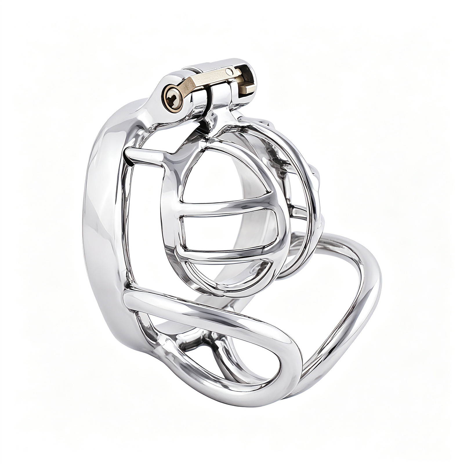 TERNENCE Small Male Cock Cage Comfortably Men Chastity Lock Belt 304 Stainless Steel Chastity Cage