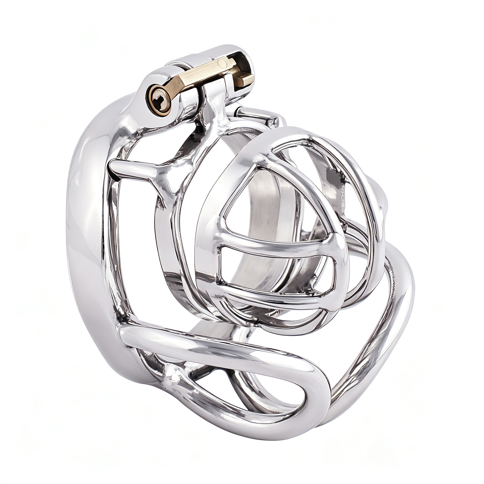TERNENCE Male Chastity Device 304 Steel Stainless Comfortable Ergonomic Design Closed Ring Cock Cage Men Adult Sex Toys