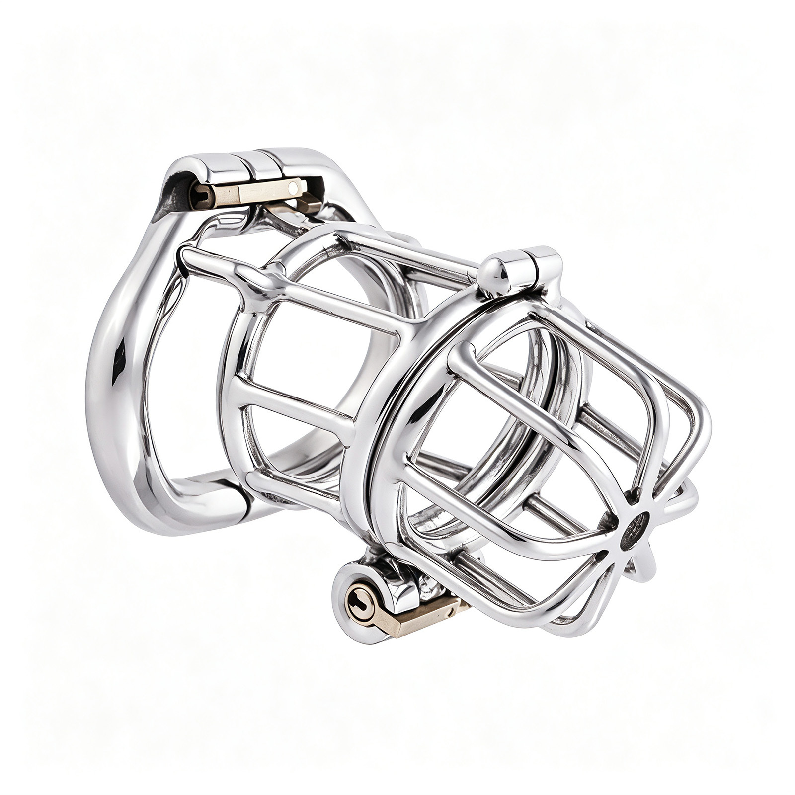 TERNENCE Male Chastities Devices with 2 Built-in Locks Ergonomic Design Man Chastity Belt Adult Game Sex Toy