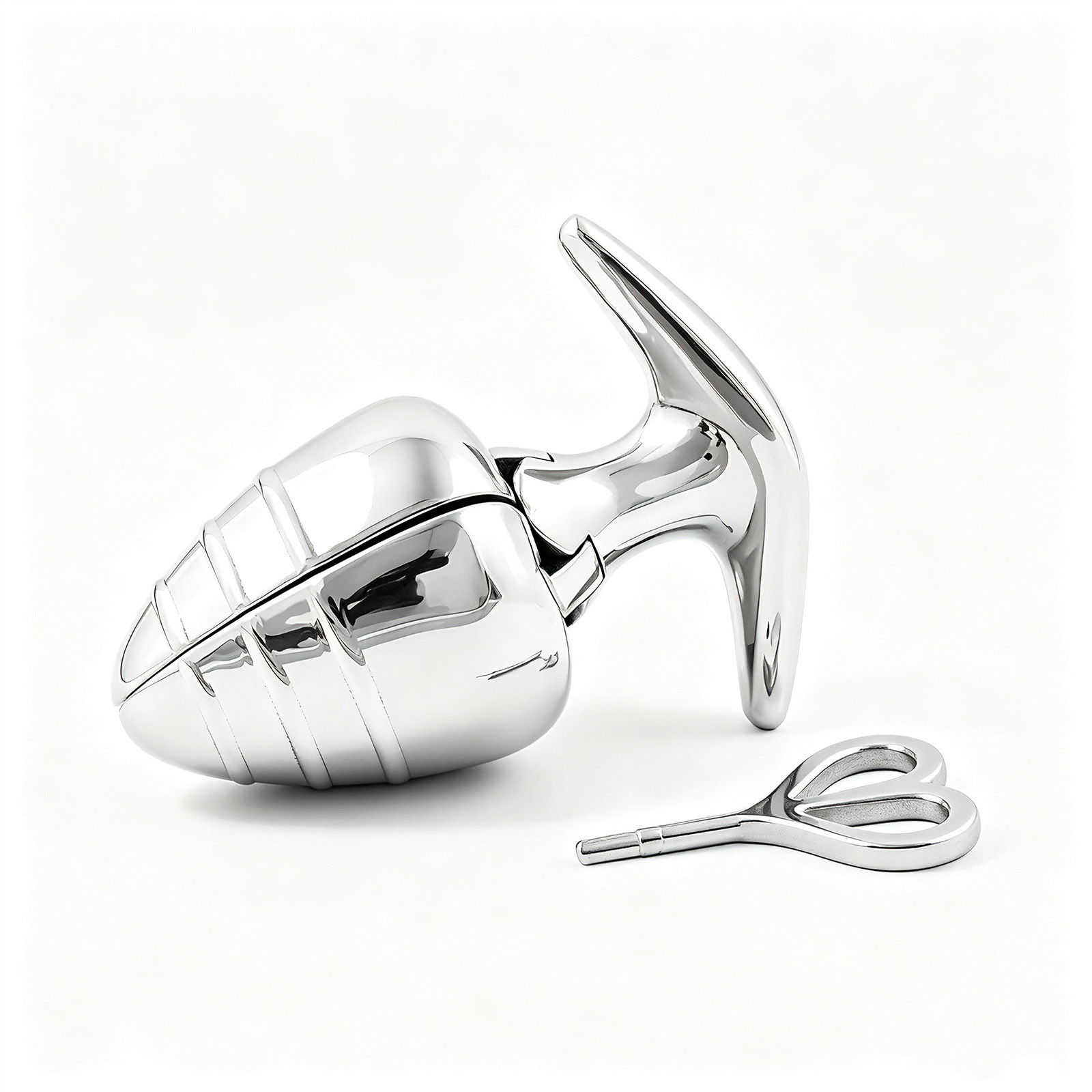 TERNENCE Opening Anal Plug Stainless Steel Heavy Duty Anal Trainer Butt Expander Anus Beads Lock Sex Toys