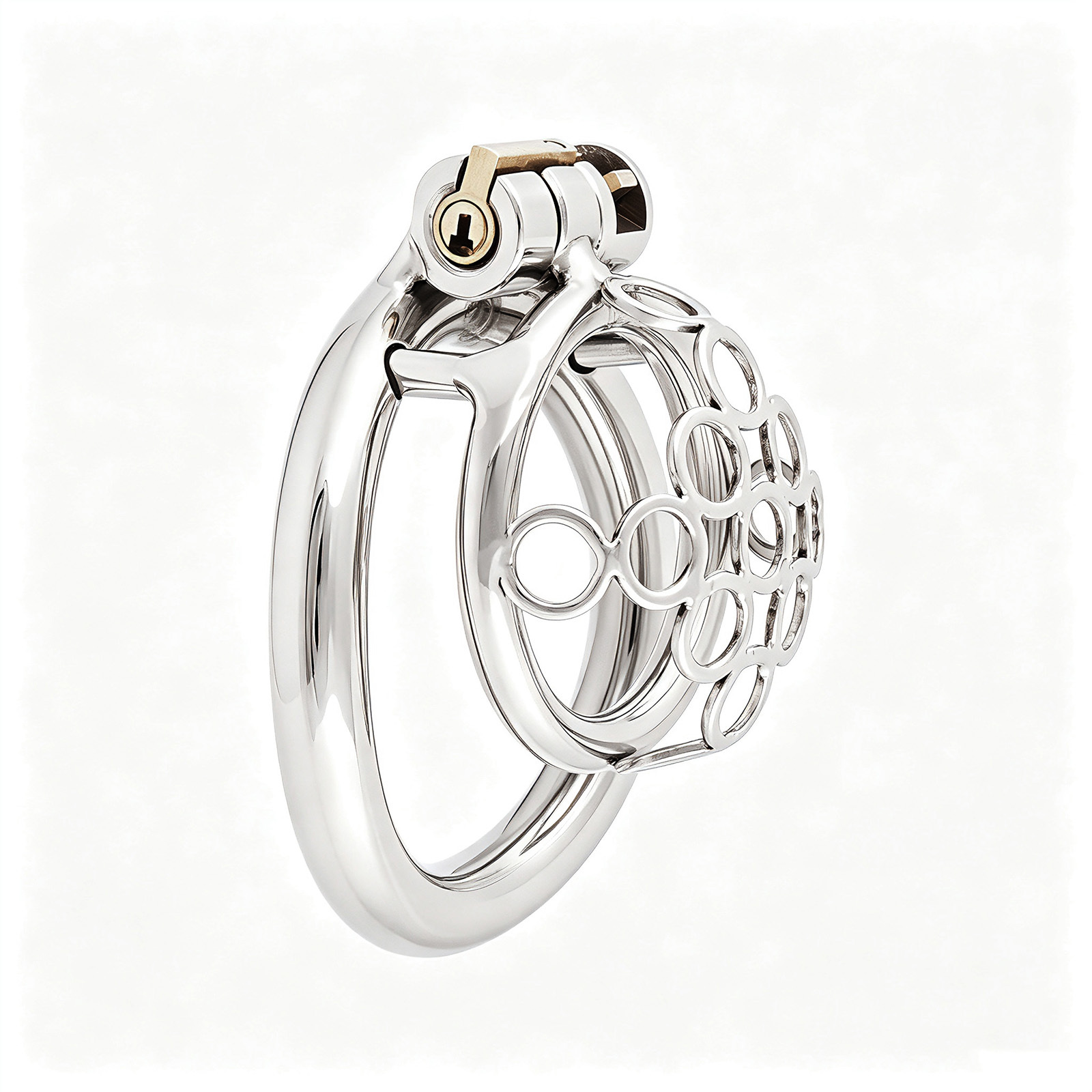 TERNENCE Short Chastity Device Male Virginity Lock Ergonomic Design Chastity Belt Cock Cage Adult Game Sex Toy