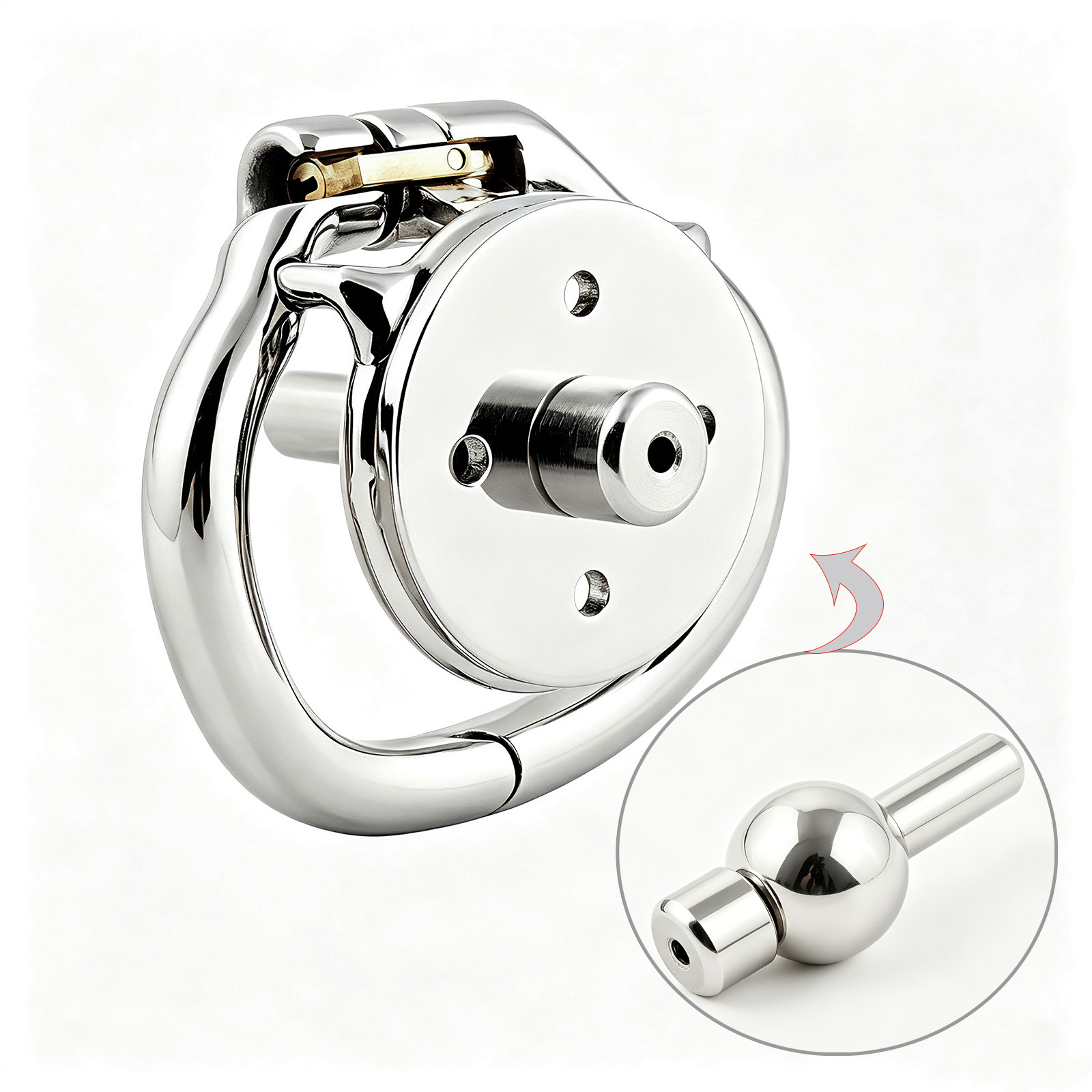 TERNENCE Flat Metal Male Chastity Cock Cage Steel Stainless Virginity Lock Belt with Negative Extreme Catheter Adult Game Sex Toy