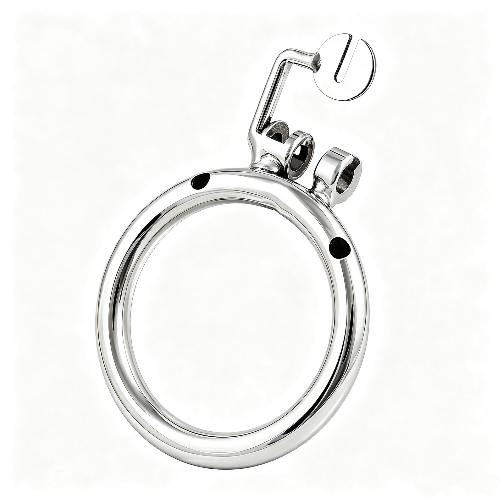 Ternence Male Chastity Device Base Ring 304 Stainless Steel Chastity Cage Closed Ring for Ternence P Series Chastity Cage