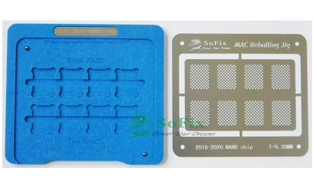 2016-2021 NAND Reballing Jig with Stencil ,BGA Reballing Kit