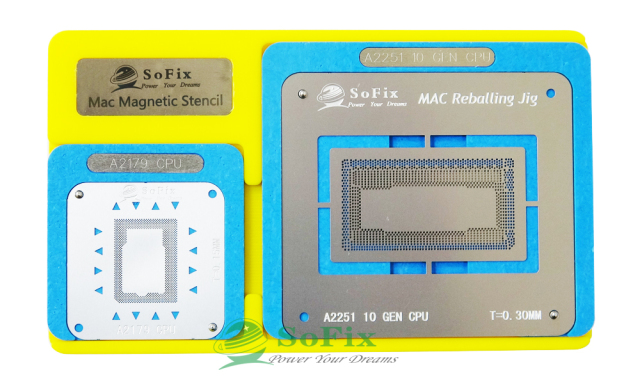 MacBook logic board  BGA Reballing stencil ,Full set