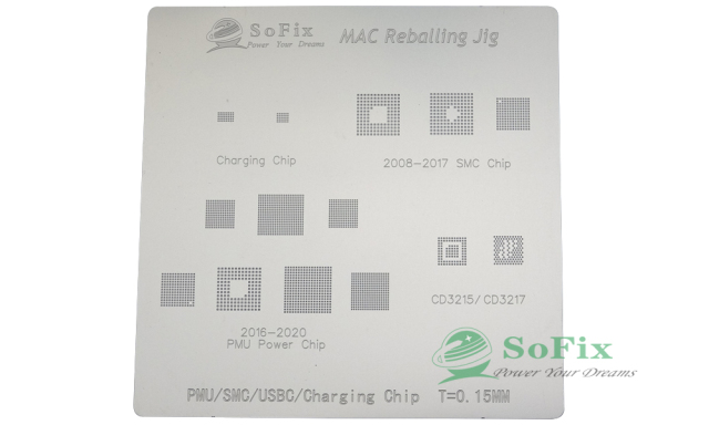 MacBook logic board  BGA Reballing stencil ,Full set