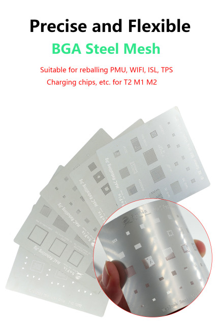 BGA Reballing Magnetic Stencil | RAM | NAND | T2 | Upgrade Kit, S-F302