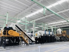 Oil filter crushing&washing&recycling Machine