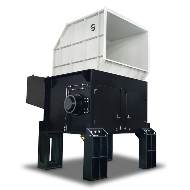 SRD heavy duty single shaft shredder configured for a recycling plant