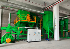 Retired Wind Turbine Blades (Fiberglass Products) Resource Utilization Disposal System