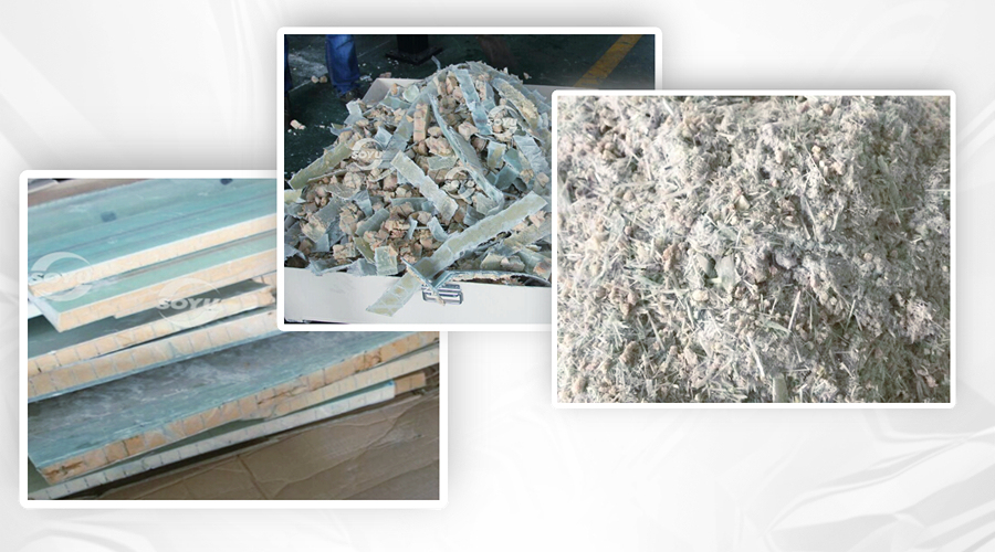 Retired Wind Turbine Blades (Fiberglass Products) Resource Utilization Disposal System