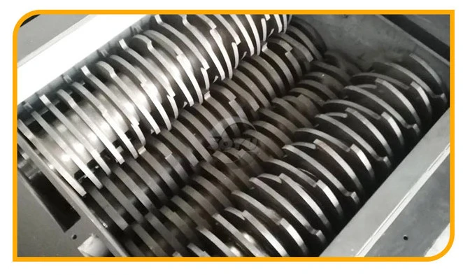 four-shaft-shredder-rotor-with-V-spiral-blade-configuratio