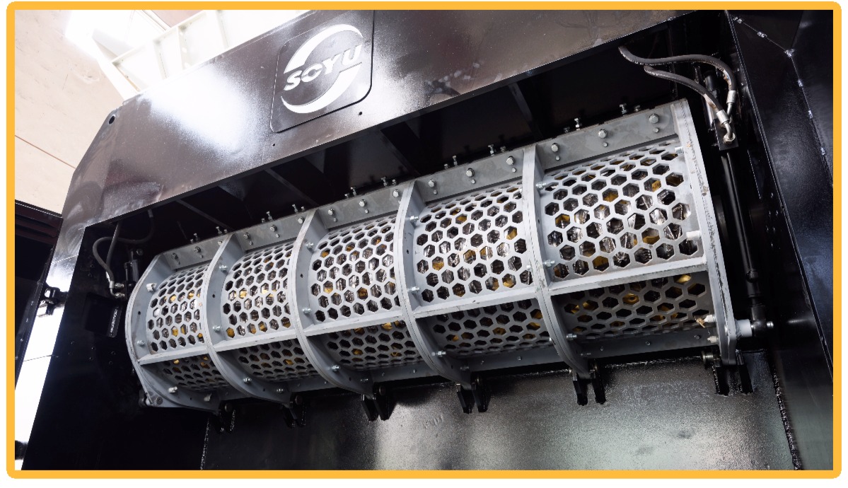 SOYU single shaft shredder modular screen unit component with various mesh sizes