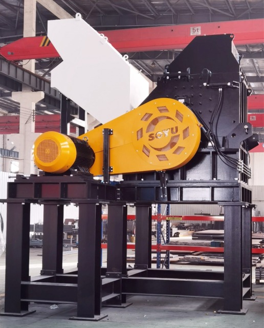 INDUSTRIAL HEAVY-DUTY HAMMER MILL & SCRAP METAL CRUSHER