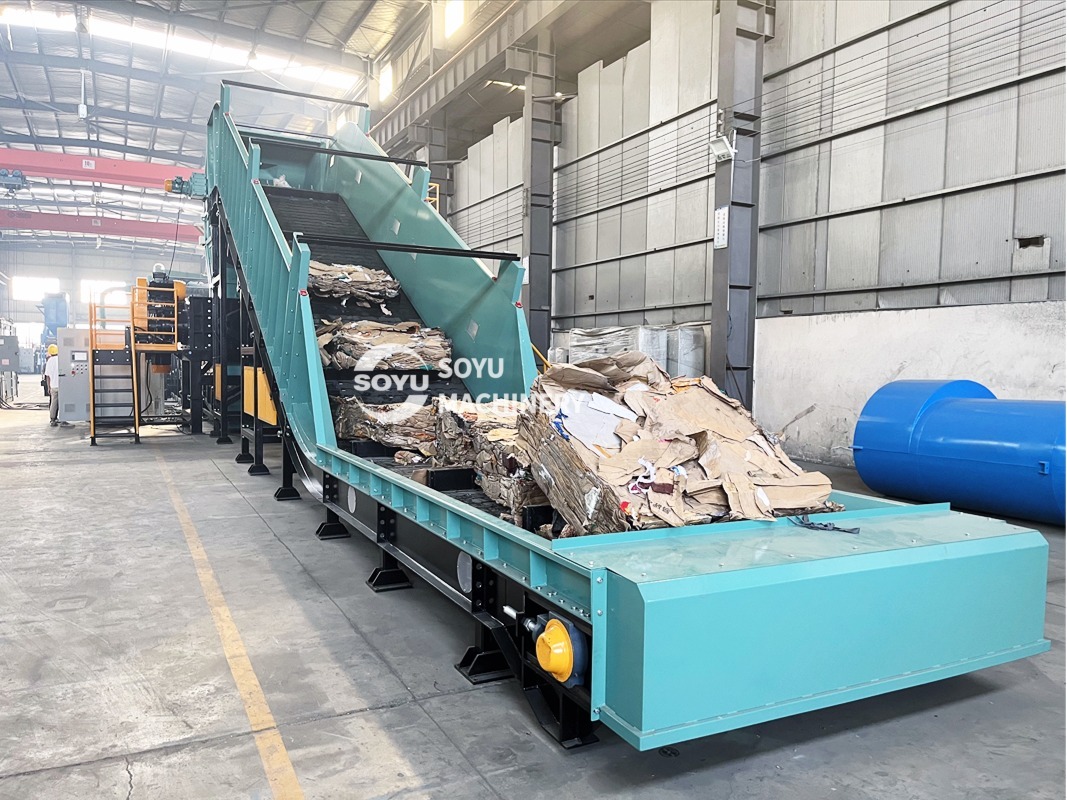 OCC PAPER DRY PULPING & RECYCLING LINE