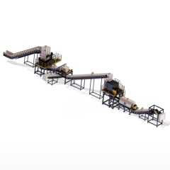SOYU automated oil filter shredding and washing system for industrial recycling