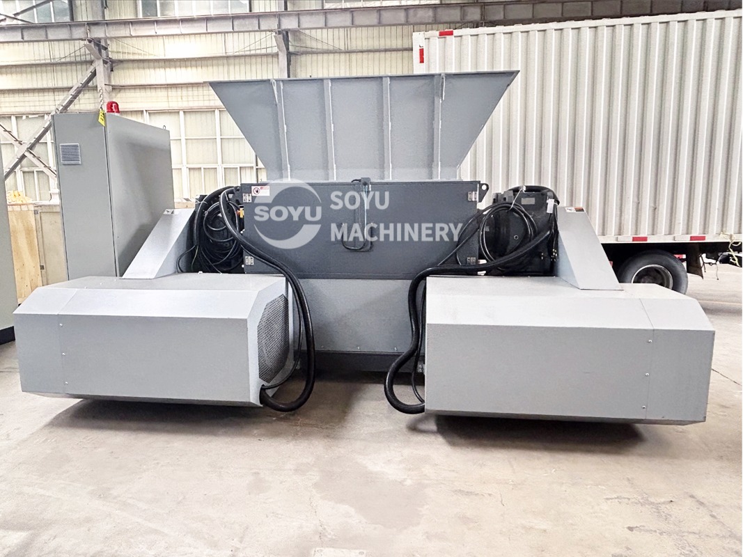 High capacity 500 to 6000 kg per hour soft plastic recycling shredder factory