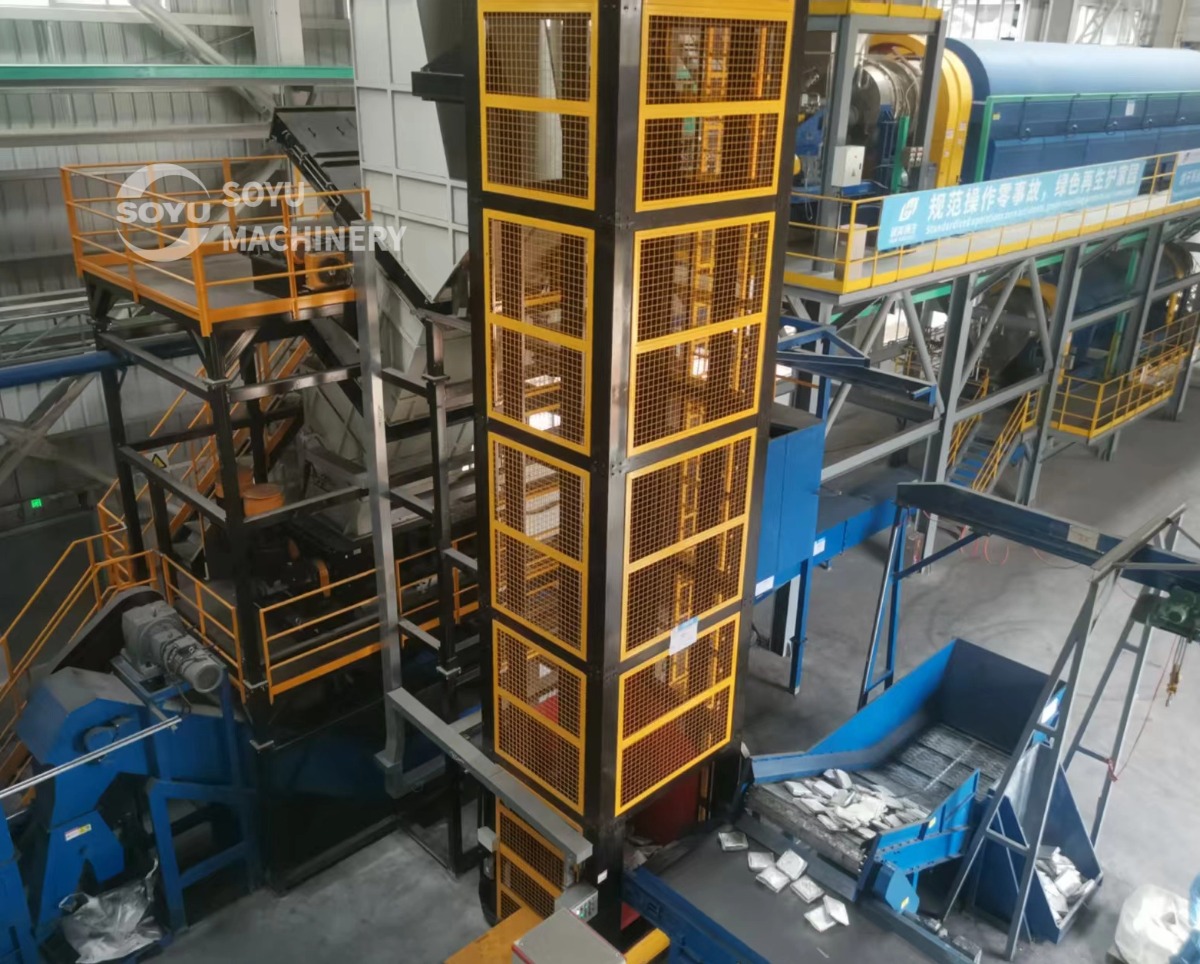 Lithium battery shredding machine for battery recycling pretreatment