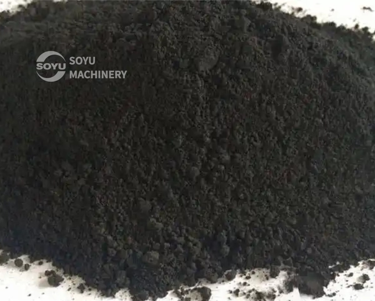Black mass produced during lithium-ion battery recycling