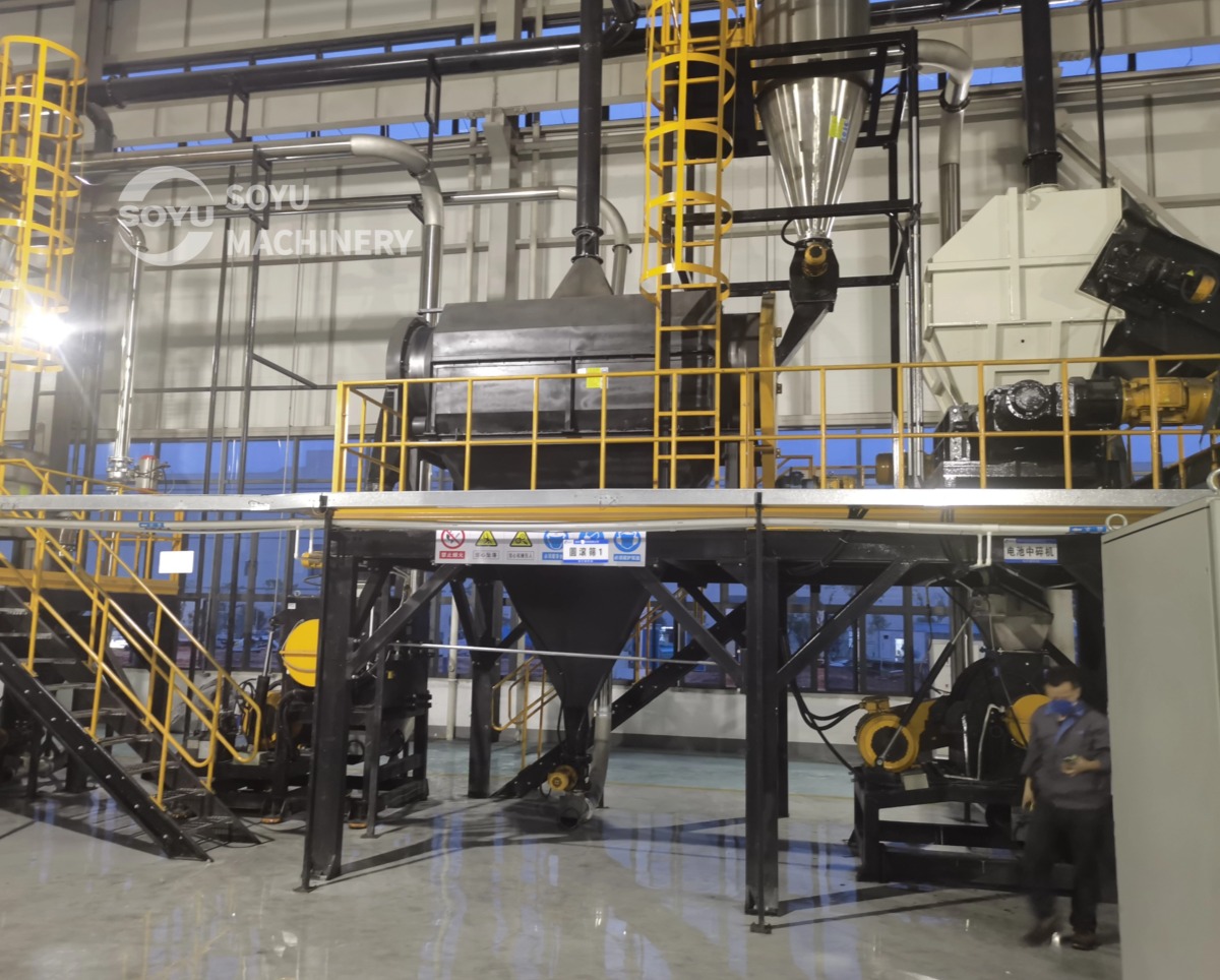 SOYU lithium battery recycling machine for battery pack processing (2)