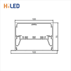 Recessed Linear lighting  LE12075