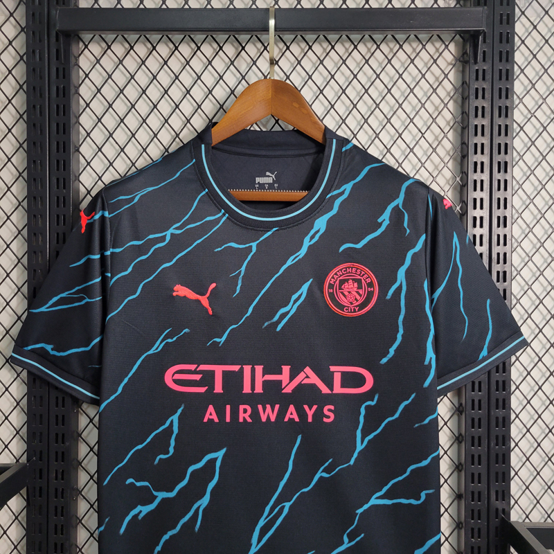 （S-4XL）2023/2024 Manchester City Third Away Soccer Jersey