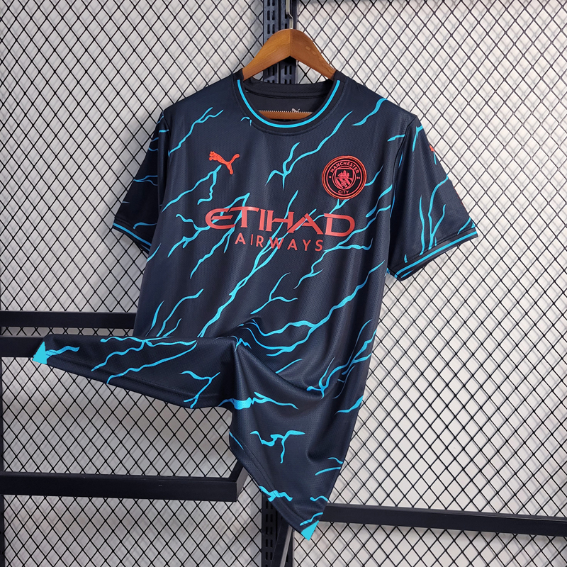 （S-4XL）2023/2024 Manchester City Third Away Soccer Jersey